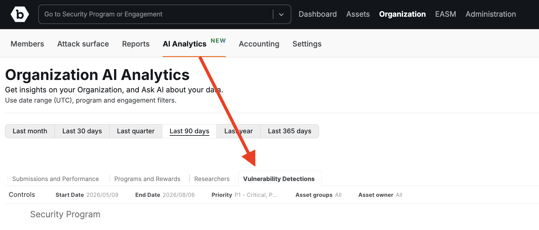 Vulnerability Detections Report