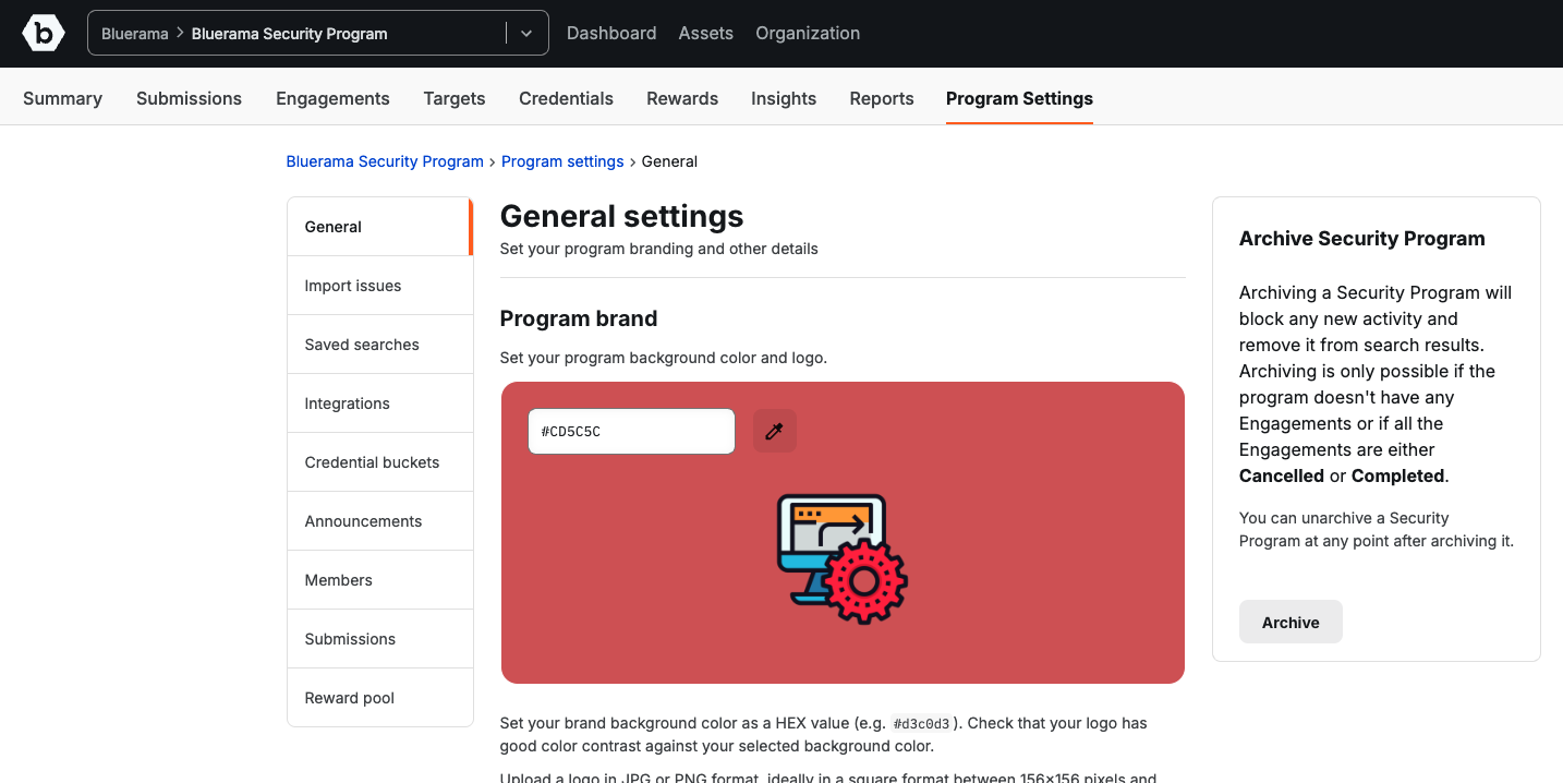 Image Placeholder - Settings > Integrations tab