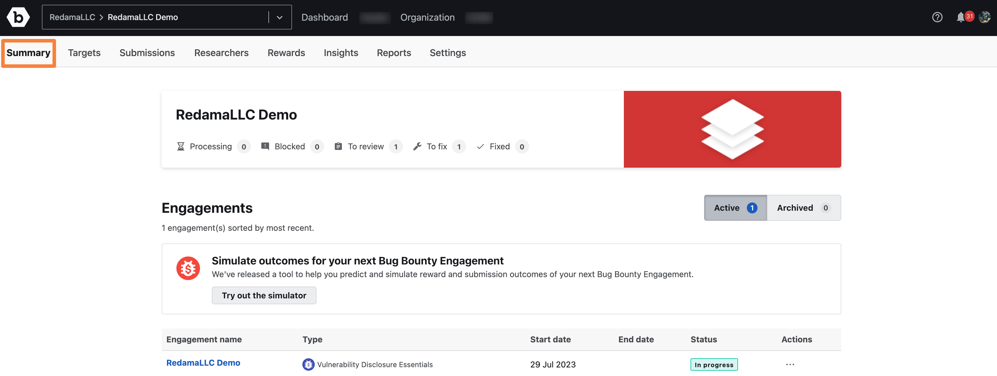engagement simulator
