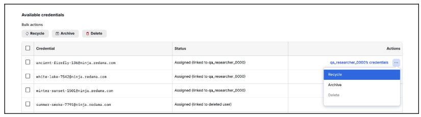 credentials-recycle-delete-actions