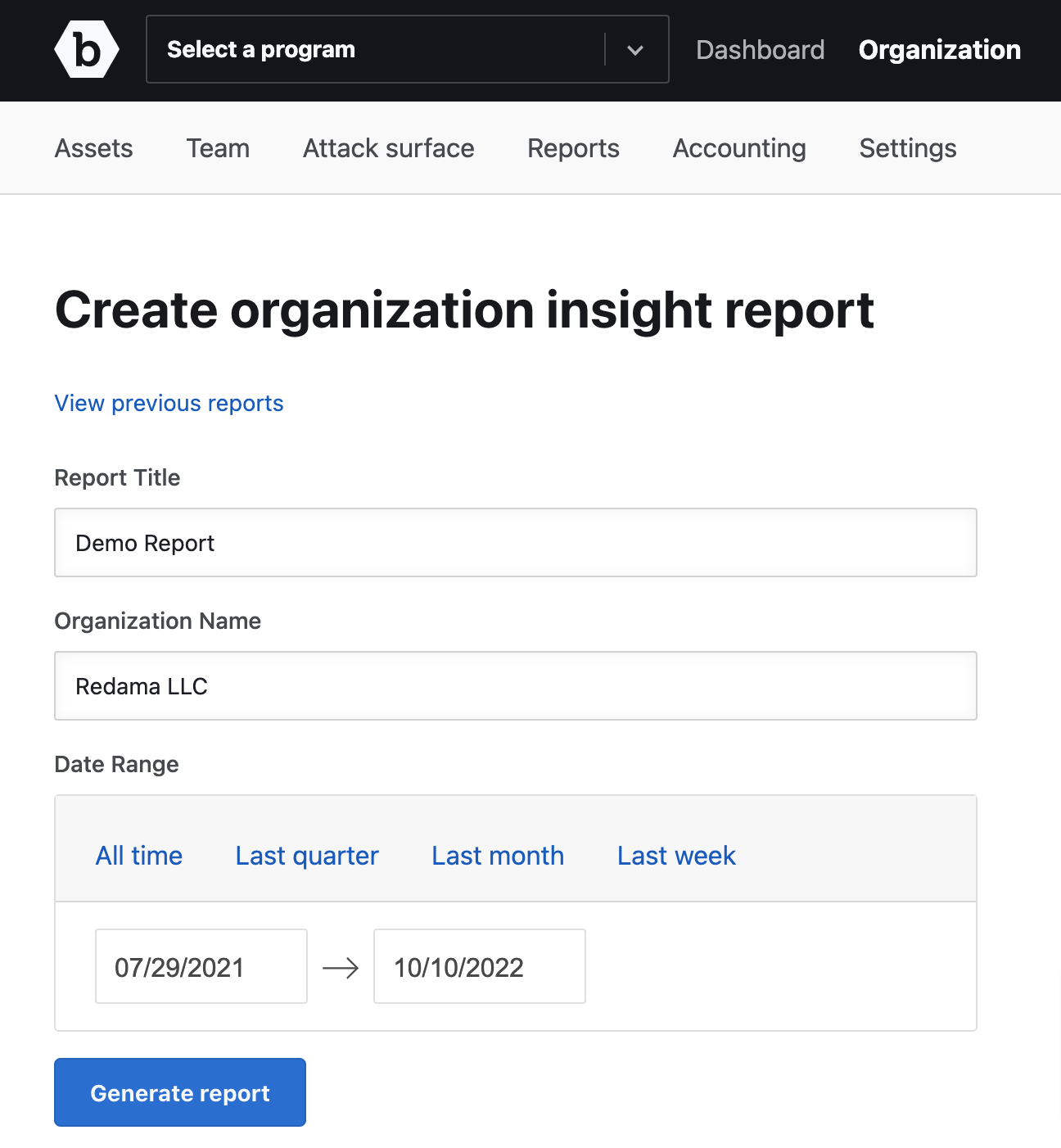create-org-insight-report-page