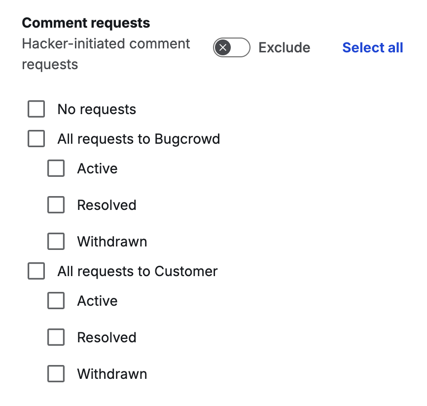 Comment requests