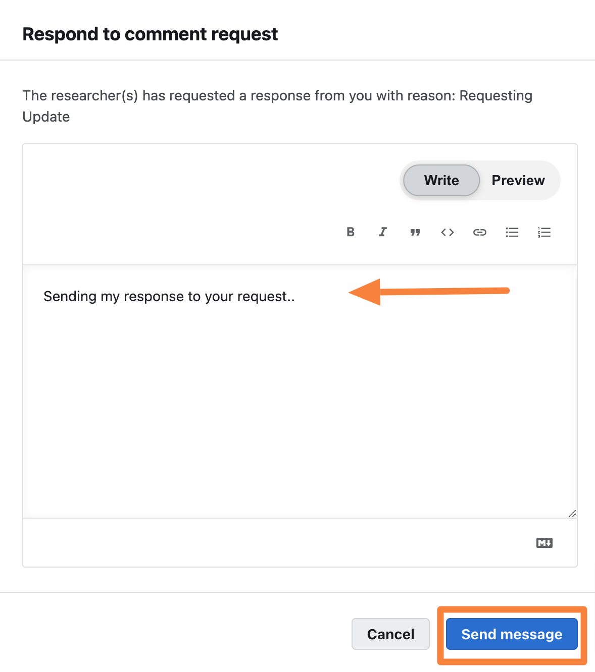 respond-to-comment-request